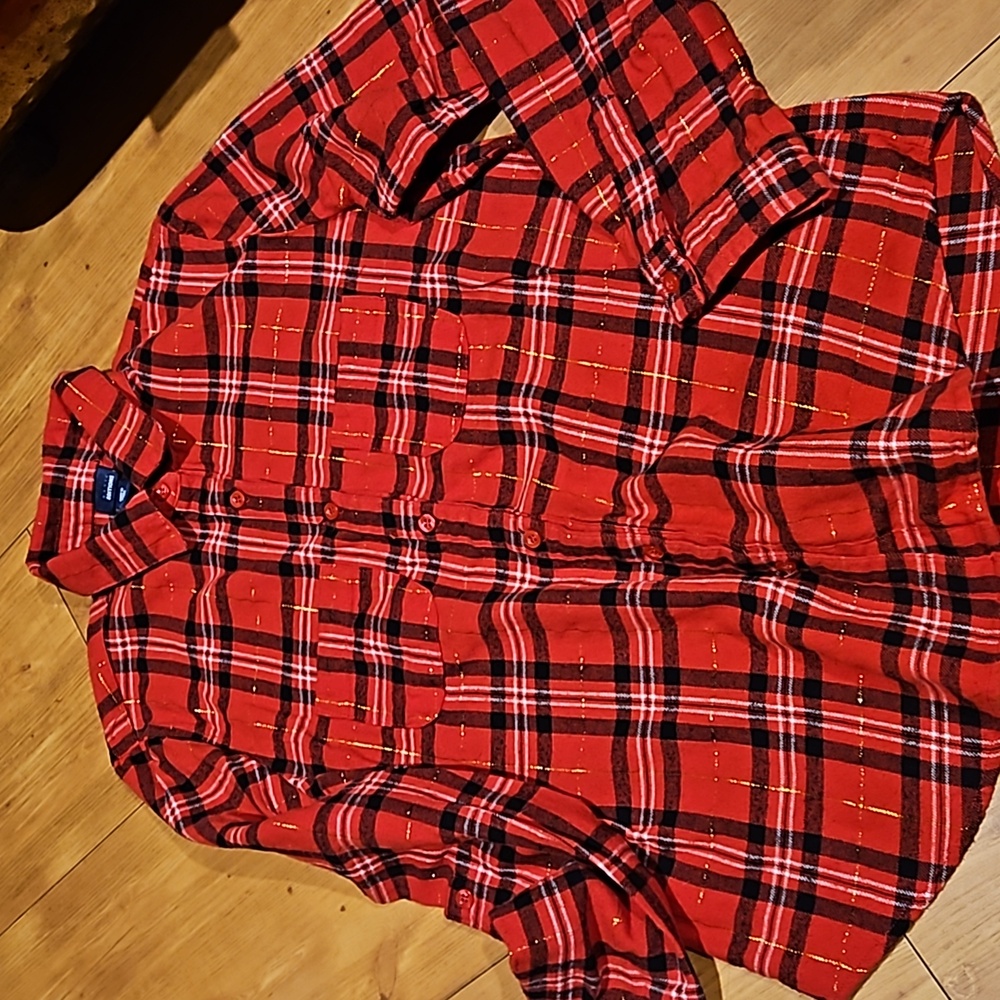 Basic Edition Red flannel shirt
